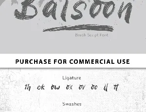 Balsoon font