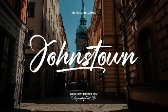 Johnstown Demo font