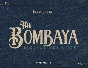 Bombaya font