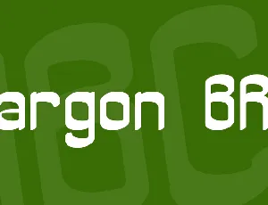 Jargon BRK font