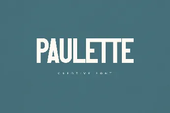 Paulette font