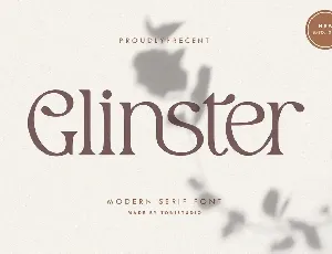 Glinster font