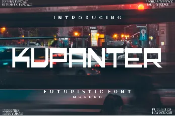 Kupanter font