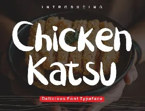 Chicken Katsu font