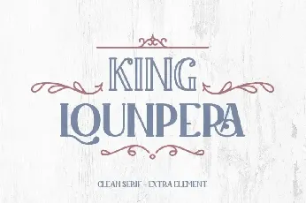 King Lounpera Display font