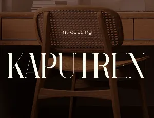 KAPUTREN font