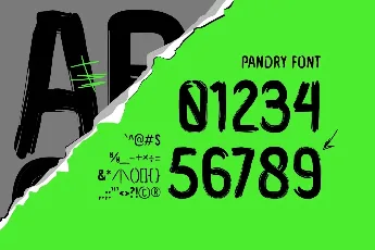 Pandry font