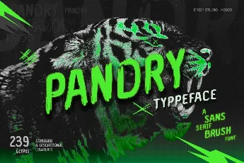 Pandry font