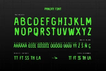 Pandry font