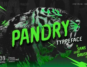 Pandry font