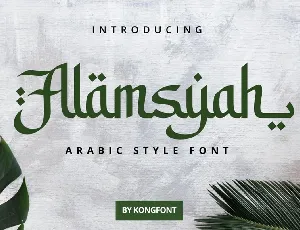 Alamsyah font