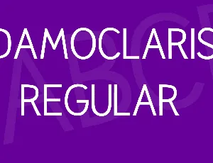 Damoclaris font