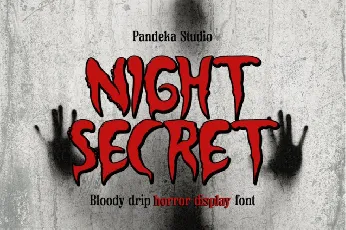 Night Secret font