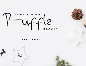 Ruffle Beauty font