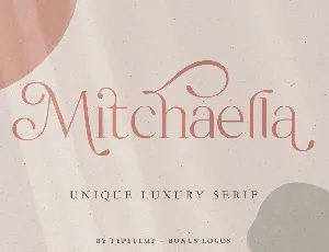 Mitchaella font