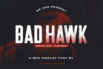 Bad Hawk Demo font