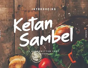 Ketan Sambel font