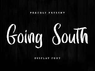 Going South - Personal Use font