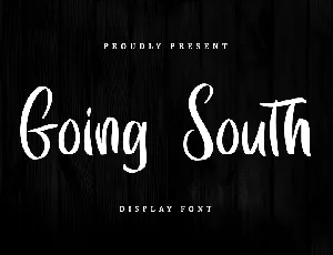 Going South - Personal Use font