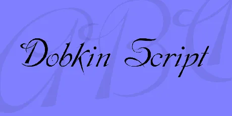 Dobkin Script font