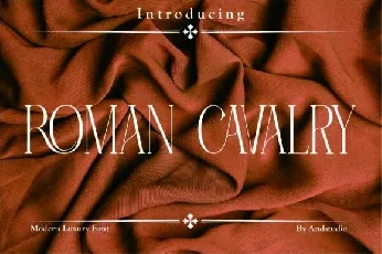 Roman Cavalry font