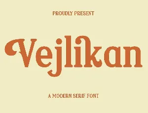 Vejlikan font