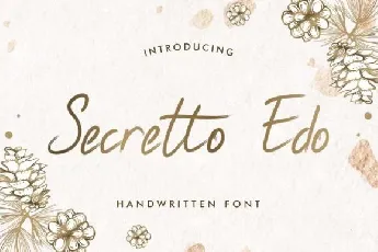 Secretto Edo font