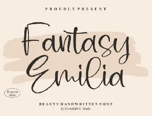 Fantasy Emilia font