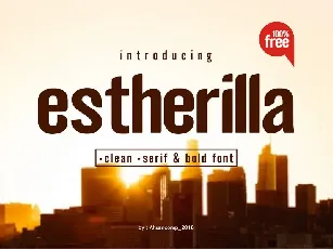 Estherilla Typeface font