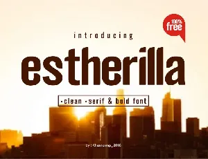 Estherilla Typeface font