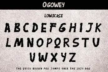 Ogowey Demo font