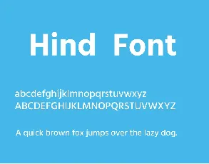 Hind Free font