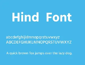 Hind Free font