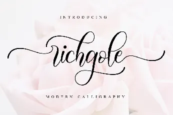 Richgole font