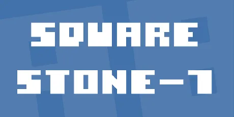 Square Stone-7 font