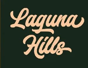 Laguna Hills font