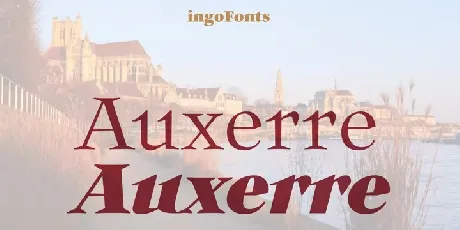 Auxerre Family font