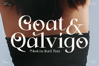 Goat _ Qalvigo font