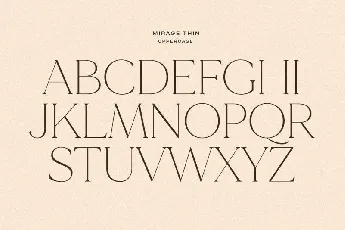 MADE Mirage Serif Family font