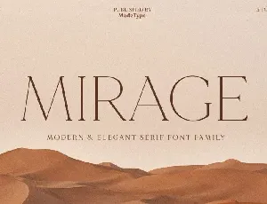 MADE Mirage Serif Family font