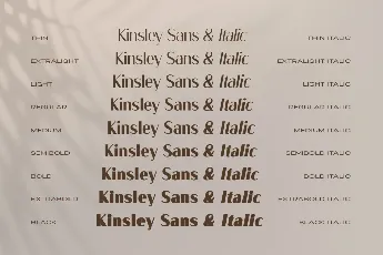 Kinsley DEMO font