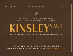 Kinsley DEMO font