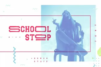 School Stop font