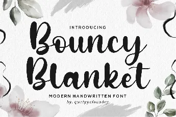 Bouncy Blanket font