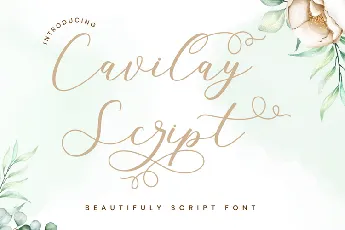 Cavilay Script font