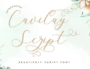 Cavilay Script font