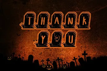 SPOOKY TOMB - Personal Use font