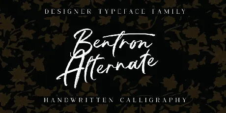 Bentron font