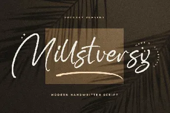 Millstversy font