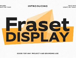 Fraset font